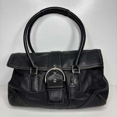 バッグ Coach Soho Black Leather Satchel Bag Coach Black Leather Soho Shoulder Bag – Rediscover Vintage