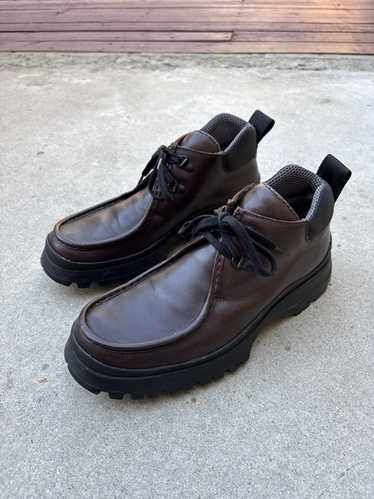 【★最終値下げ】 PRADA ベロクロ ヴィブラムソール　38 1/2 プラダ PRADA ビブラムソール ベルクロ メンズ シューズ レザー