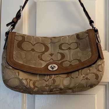 バッグ Coach Signature Flap Hobo Shoulder Bag Coach signature flap shoulder - Gem