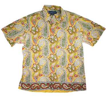 希少Polo by Ralph Lauren vintage camp XXL Vintage Polo Ralph Lauren Shirt Adult XXL 2XL Clayton Camp