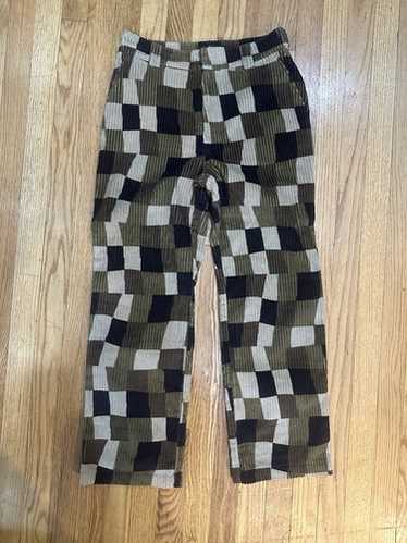 パンツ old stussy check corduroy design pants Stussy corduroy patchwork pants - Gem