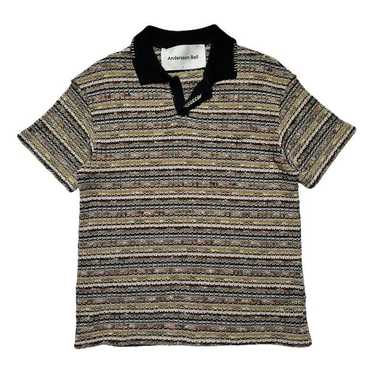 トップス anderson bell mesh kint polo shirts トップス anderson bell mesh kint polo shirts anderson bell