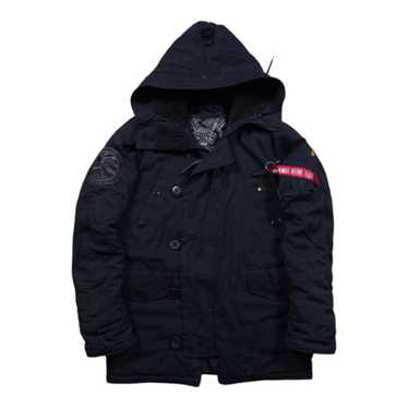 ジャケット・アウター ALPHA INDUSTRIES 50th N-3B vintage Alpha Industries Men's N-3B Parka (XS, Black) at Amazon
