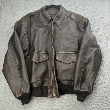 Vintage 90s avirex leather - Gem