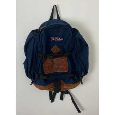 激レア美品90ヴィンテージJANSPORT Rubber Bottom 3way Vintage 90s Jansport Leather Bottom Backpack Day Pack Made