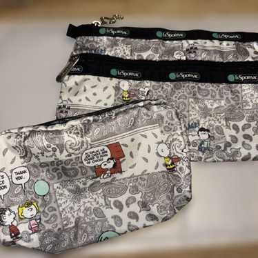 【お値下げしました】PEANUTS×Lesportsac Pouch set お値下げしました】PEANUTS×Lesportsac Pouch set - メルカリ