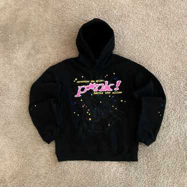 Sp5der worldwide p*nk hoodie - Gem