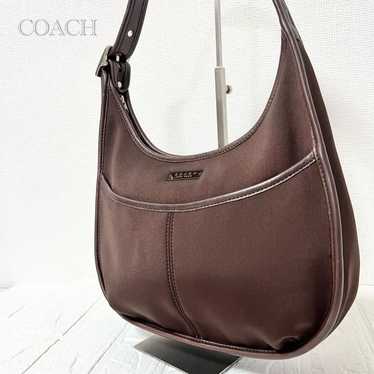 希少✨COACH One Shoulder Bag Leather Brown Coach one-shoulder bag brown - Gem