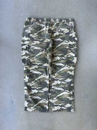 パンツ 00s- carhartt camouflage cargo pants Carhartt Vintage Men's Cargo Relaxed Fit Camo Utility Pants