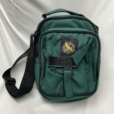 ✨レア　Vintage Eddie Bauer briefcase Y2K Vintage 90s Eddie Bauer Leather Messenger Laptop Crossbody