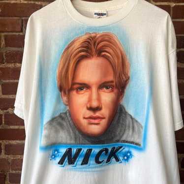 ニックカーター『ビンテージTシャツ』SHOOT(L)バックストリートボーイズ ニックカーター『ビンテージTシャツ』SHOOT(L)バックストリート