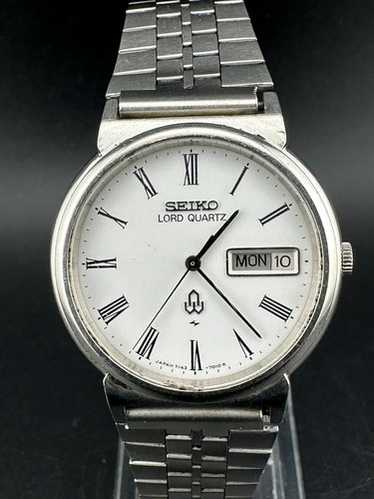 seiko セイコー 7143-7000 稼動品 1287 ヴィンテージ Seiko Lord Quartz 7143-7000 Working 80's Vintage Free