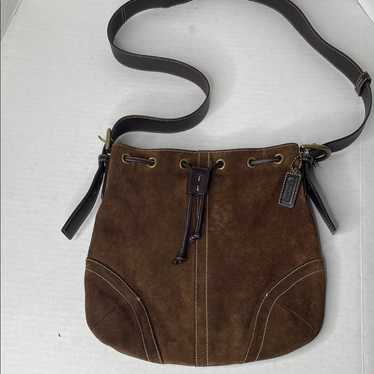 Vintage coach brown suede - Gem