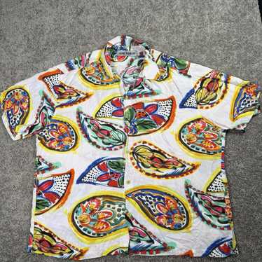 JAMS WORLD JAM'S アロハシャツ ビンテージ 80s 90s Vintage JAMS WORLD Men's L Colorful Tropical Fish Hawaiian