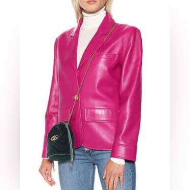 Gucci/leather/tailored/jacket/Vintage❣️ Rare gucci leather jacket - Gem