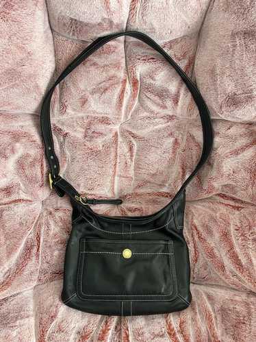 バッグ Old Coach Ergo Black hand bag Extremely Rare Made In USA Old Coach 9034 Shoulder Bag Black