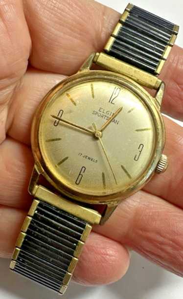 ジャンク ELGIN sportsman 手巻き腕時計 A3289 ジャンク ELGIN sportsman 手巻き腕時計 A3289 時計
