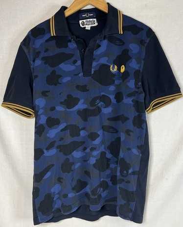 BAPE × FRED PERRY CAMOPOLO Lサイズ BAPE x Fred Perry Color Camo Polo Black Men's - SS23 - US