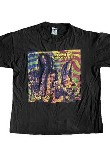 送料込★レア★WHITE ZOMBIE 666 ラグラン Tシャツ L 1996 White Zombie 666 Raglan Baseball T-shirt Retro Band Tee