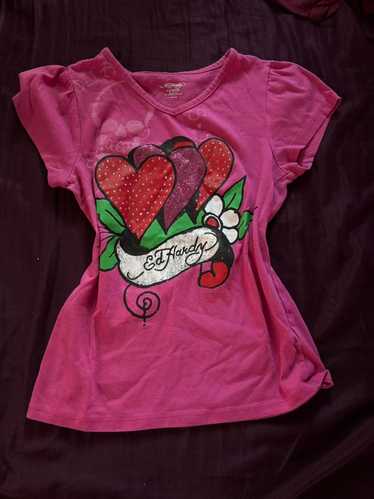 Ed Hardy Forever Tシャツ Sサイズ ピンク $_57.JPG?set_id=880000500F