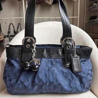 バッグ Coach Flap Soho blue Signature Hand Bag COACH® | Upcrafted Soho Flap Bag In Signature Jacquard