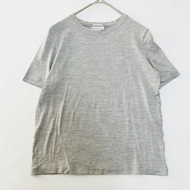 Hermès Tシャツ マルジェラ期 半袖　46 HERMES】エルメス『マルジェラ期 魚柄 リネン切替 ニット半袖