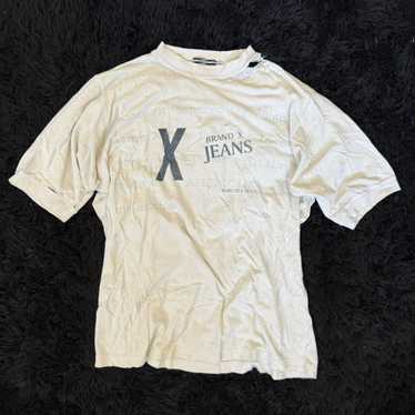 ★Marithe + Francois Girbaud★ FOOTBALL TEE cream MFG45UTS21 TOP - MARITHE FRANCOIS GIRBAUD