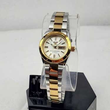 SEIKO5　デイデイト　ゴールド　レディース　4207-00P0　美品 VINTAGE WOMEN'S SEIKO 5 AUTOMATIC 4207-00p0 24MM JAPAN MADE