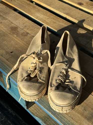 50s vintage スペクテイターシューズ　USA製　美品　27.5相当 PX品】1960年代【U.S.NAVY】SERVICE SHOES LEATHERSOLE