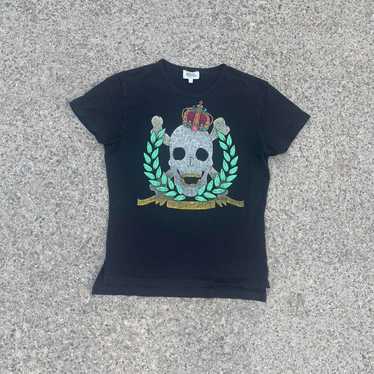 トップス Vivienne Westwood Skull T Shirt Vivienne Westwood MAN t-shirt Skull print orbs Gold Unisex