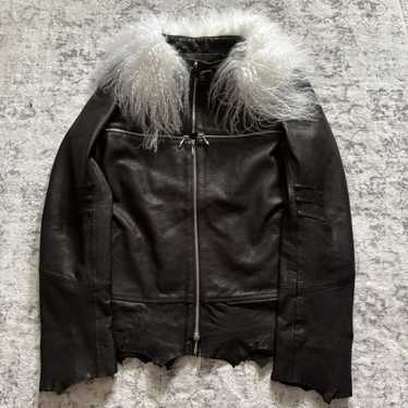 14th addiction leather jacket - Gem