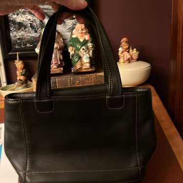 Vintage 90s black coach handbag - Gem