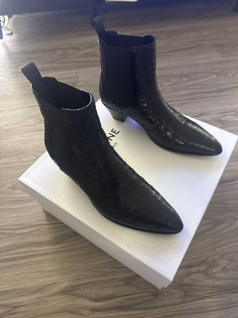 Celine Celine CELINE HECTOR BOOT in PYTHON STAMPED CA… - Gem