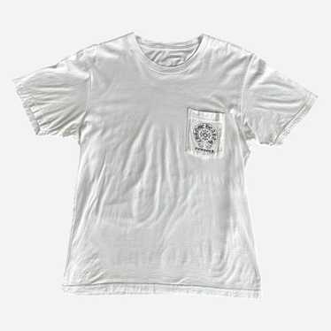 Tシャツ・カットソー Chrome hearts New york city Short sleeve pocket tee WHITE Chrome Hearts Cross Short Sleeve Pocket T-shirt White Men's