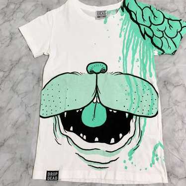 DROP DEAD ドロップデッド　クロージングキャット　Tシャツ　脳みそキティ Drop dead clothing cats - Gem