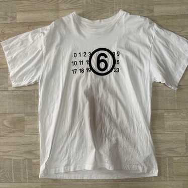 Maison Margiela 6 ホワイト Tシャツ S MM6 FINAL SALE エムエムシックス メゾンマルジェラ Maison