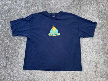 90sLOONEY TUNES TWEETY BIGTシャツシングルステッチ b3eca26689e73b9f28461ab9d16bd8