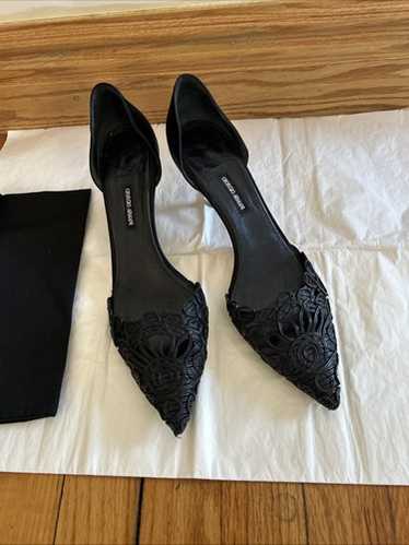 【新品】EMPORIO ARMANIシルバー ハイヒール 38定価¥79,800 新品】EMPORIO ARMANIシルバー ハイヒール 38定価¥79,800 靴