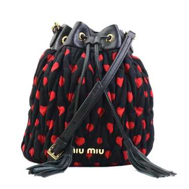 Miu Miu Miu Miu Miu shoulder bag in nylon canvas … - image 1