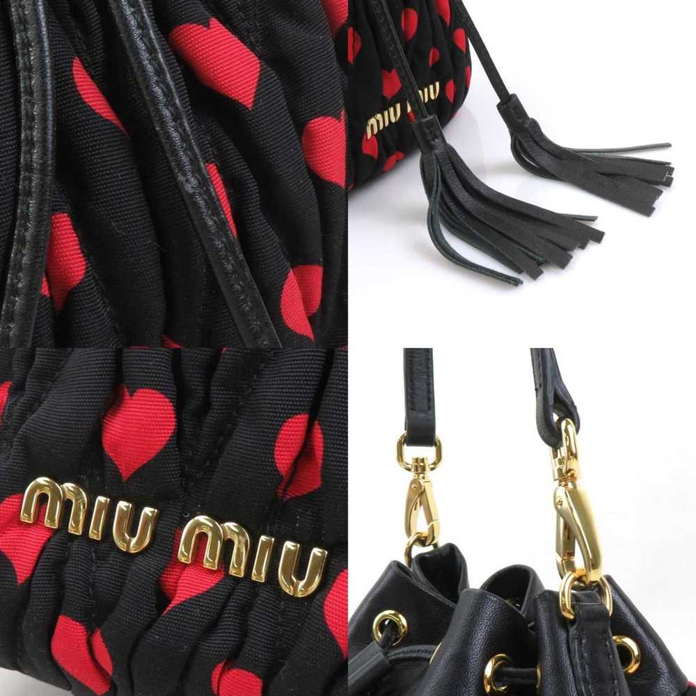 Miu Miu Miu Miu Miu shoulder bag in nylon canvas … - image 4