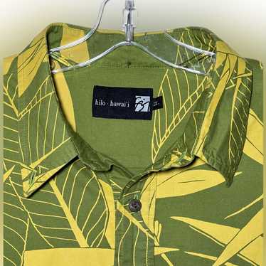 【Sig Zane】シグゼーンHILO HAWAI'I　花柄　メンズアロハシャツ Sig Zane】シグゼーンHILO HAWAI'I 花柄 メンズアロハシャツ SIG