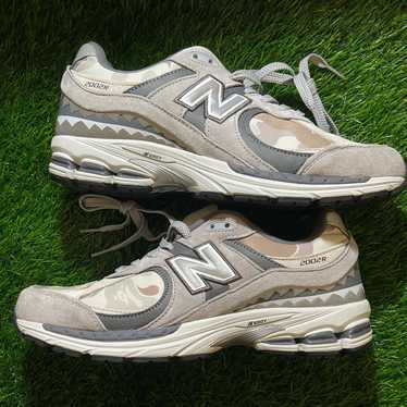 New Balance 2002R BAPE Grey ニューバランス ベイプグレー BAPE x New Balance 2002R Grey Camo Size Mens US 8 Apes