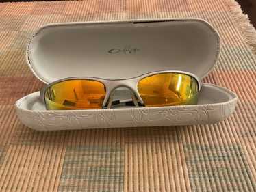 小物 OAKLEY sunglasses Half Wire y2k Good! OAKLEY Half Wire 1.0 Silver/Ice Iridium Sunglasses