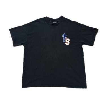 【Trapstar London】X SLAWN ワッフル 長袖 Tシャツ ロゴ BLACK Trapstar London】X SLAWN ワッフル 長袖 Tシャツ ロゴ BLACK T