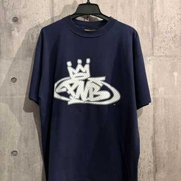 90s PNB tシャツ レア一点物 ビッグサイズ デカロゴ ブリーチ Y2K Vintage PNB Nation T-shirt Large - Etsy