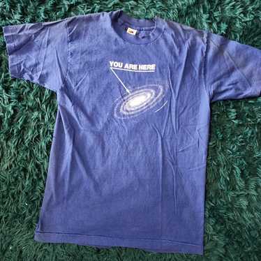 YOU ARE HERE 銀河 Tシャツ VINTAGE】 YOU ARE HERE 銀河 Tシャツ