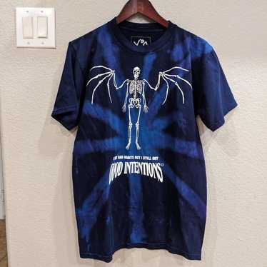 XO Nav Official Good Intentions I Got Bad Habits タイダイTEE XO Nav Official Good Intentions I Got Bad Habits Tie Dye T