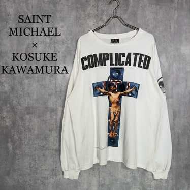 トップス saint michael x kosuke kawamura tee SAINT Mxxxxxx × Kosuke Kawamura S/S TEE COMPLETE CONTRL SM