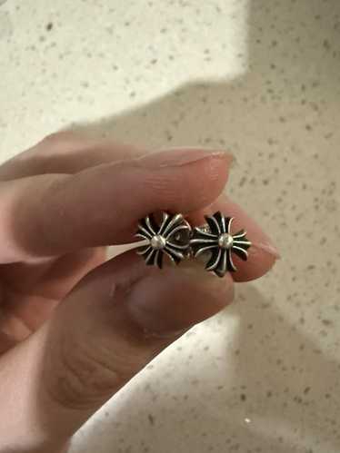 アクセサリー CHROME HEARTS CH cross stud earring Silver cross stud - Chrome Hearts - Stud earrings - Mad