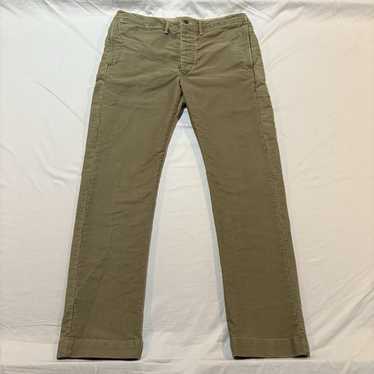 RRL trousers officers field 29×30 RRL Officers Flat Pants New Military Khaki | Cultizm